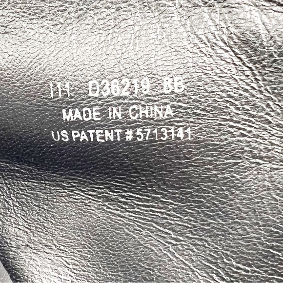 Cole Haan NikeAir Talia Black Leather Heel Ankle Boots Size 8 - Picture 11 of 14